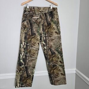 VTG Wrangler Mens ProGear Realtree Hardwoods Camo‎ Hunting Pants 34x32 Gorpcore